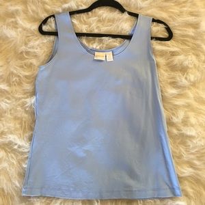 Chico’s baby blue tank top
